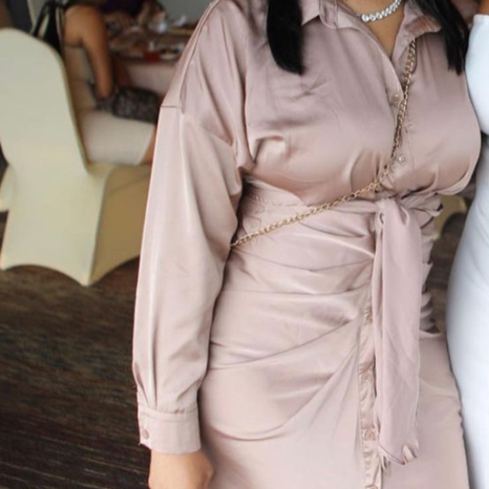 Midi Champagne Dress